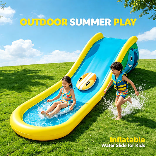 Kids Inflatable Water Slide with Splash Pool