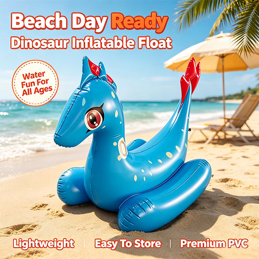 Dinosaur Inflatable Ride‑On Pool Float
