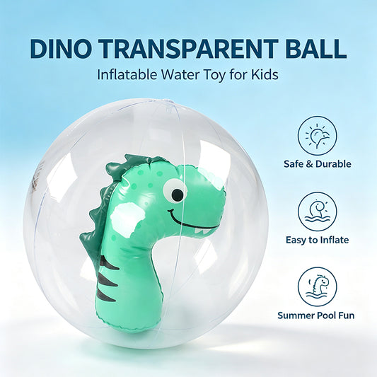 Dino Transparent Inflatable Beach Ball