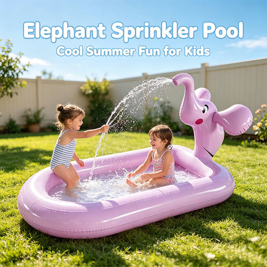 Elephant Inflatable Sprinkler Pool for Kids