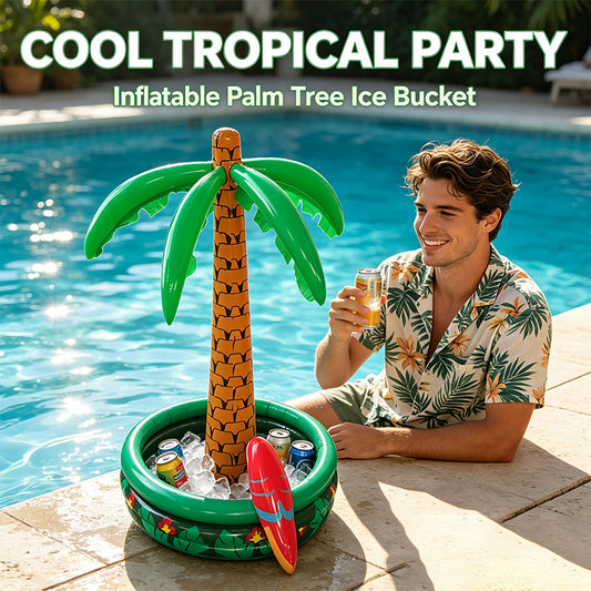Inflatable Palm Tree Ice Bucket