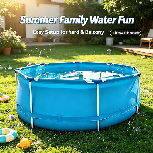 Round Metal Frame Swimming Pool 305x76cm