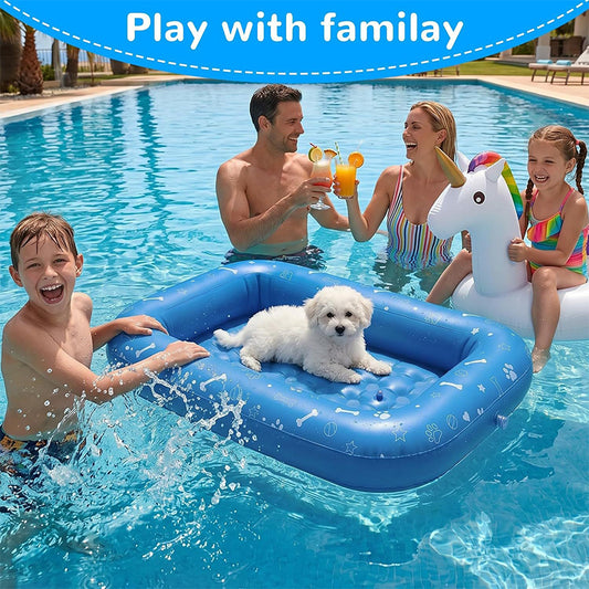 Inflatable Dog Pool Float