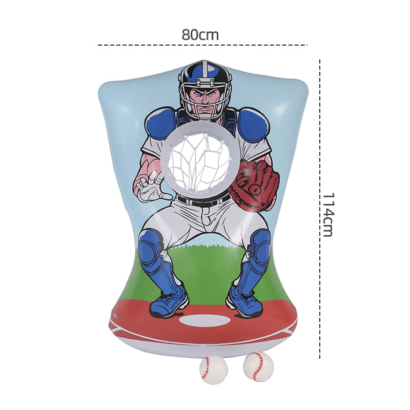 Inflatable Baseball Toss Target Game for Kids