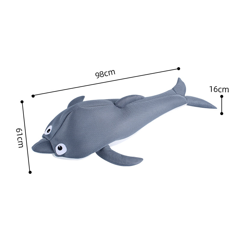 Soft Mesh Dolphin Ride-On Pool Float