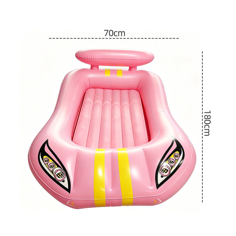 Kids Inflatable Toddler Travel Bed (Car Shape)