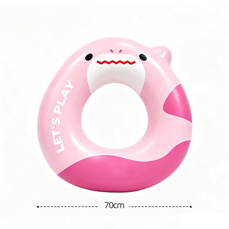 Kids Cartoon Shark Inflatable Swim Ring