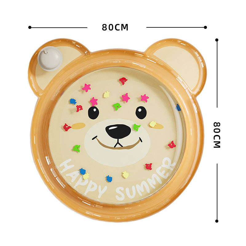 Bear‑Shaped Pet Tap Water Mat