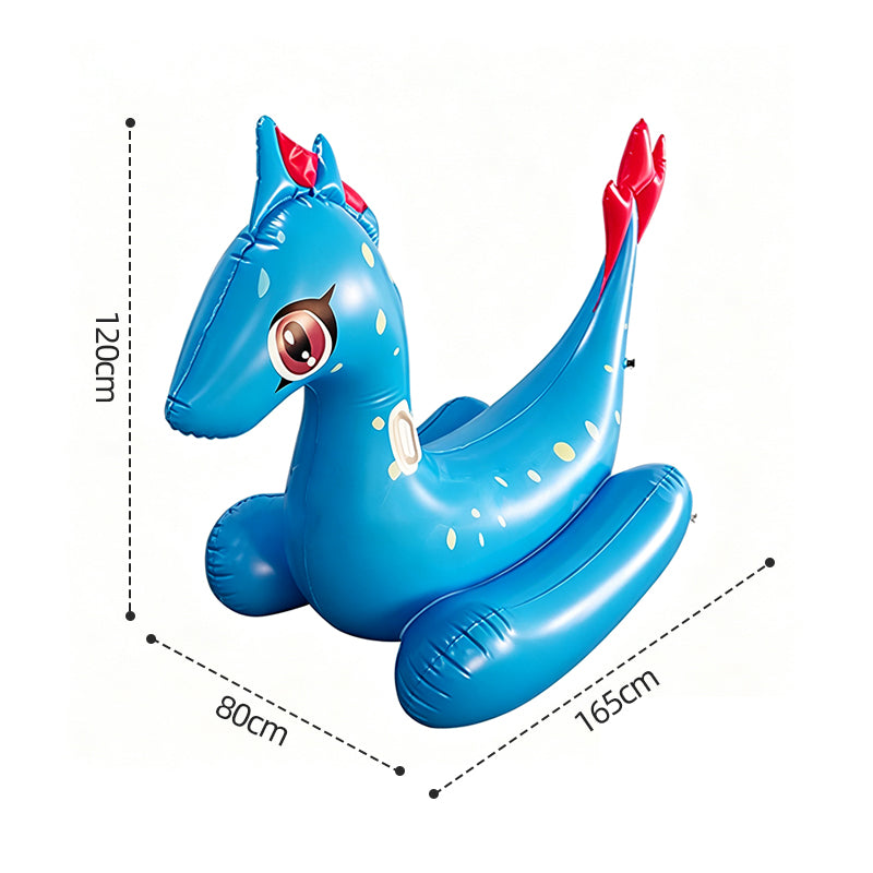 Dinosaur Inflatable Ride‑On Pool Float