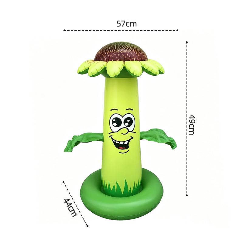 Inflatable Sunflower Sprinkler Toy for Kids