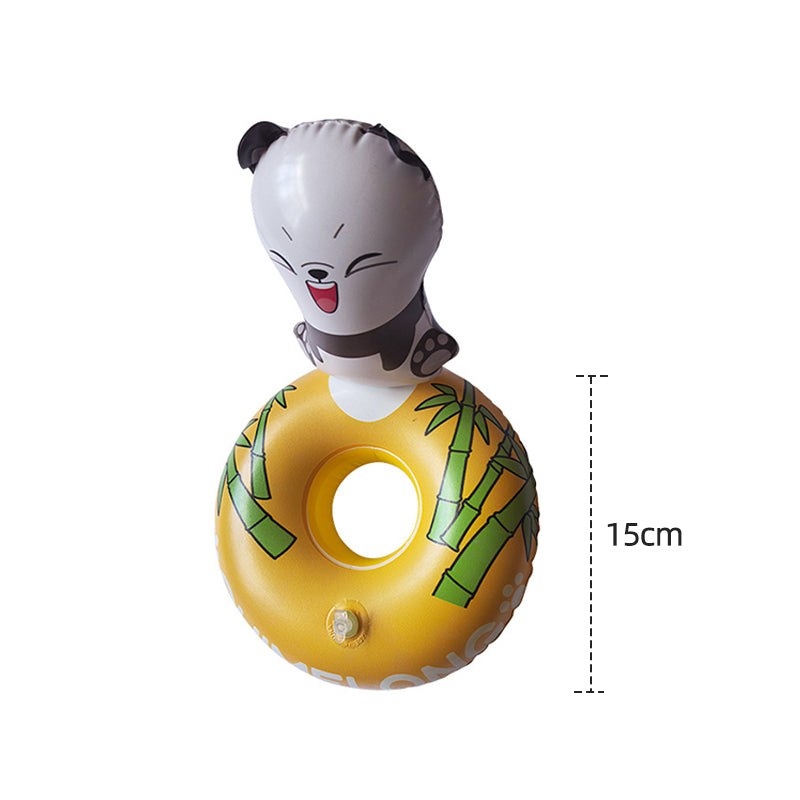 Cute Panda Inflatable Floating Cup Holder