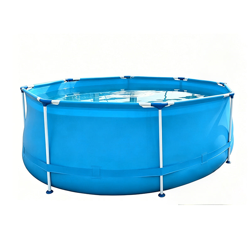 Round Metal Frame Swimming Pool 244x76cm