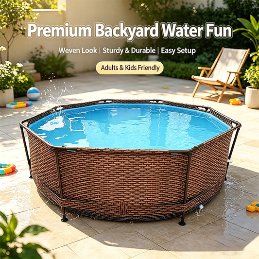 Round Metal Frame Swimming Pool 305x76cm