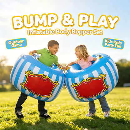 Kids Inflatable Body Bopper Bump Game Set