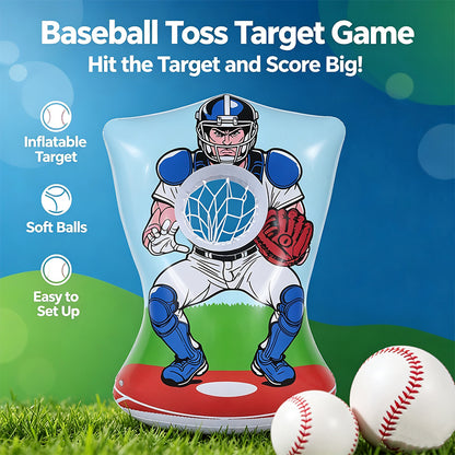 Inflatable Baseball Toss Target Game for Kids