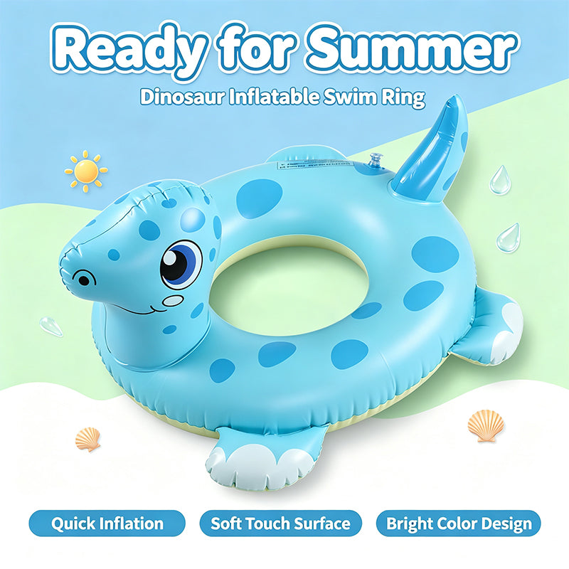 Kids Cute Dinosaur Inflatable Swim Ring