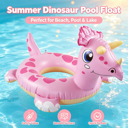 Kids Cute Dinosaur Inflatable Swim Ring