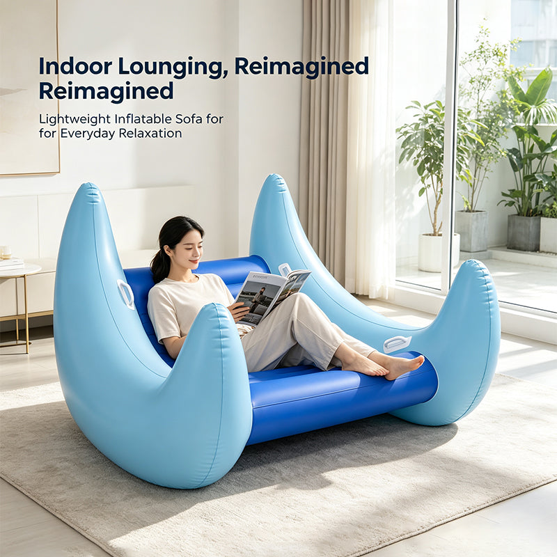Horn Shape Inflatable Lounge Chair