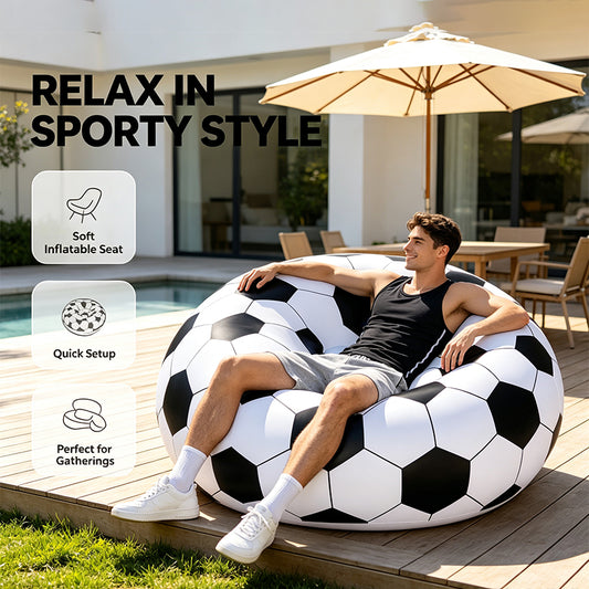 Inflatable Soccer Lounge Chair
