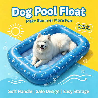 Inflatable Dog Pool Float