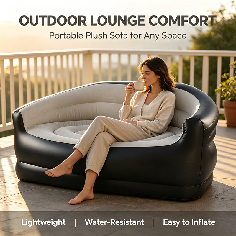 Inflatable Flocked Sofa Chair