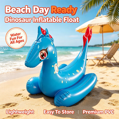 Dinosaur Inflatable Ride‑On Pool Float