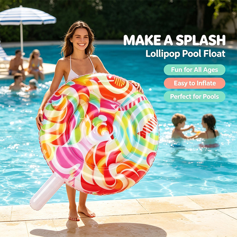 Lollipop Inflatable Pool Float