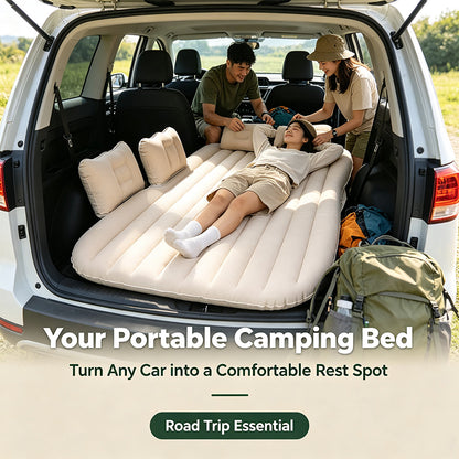 Car Inflatable Air Mattress for Camping & Road Trip