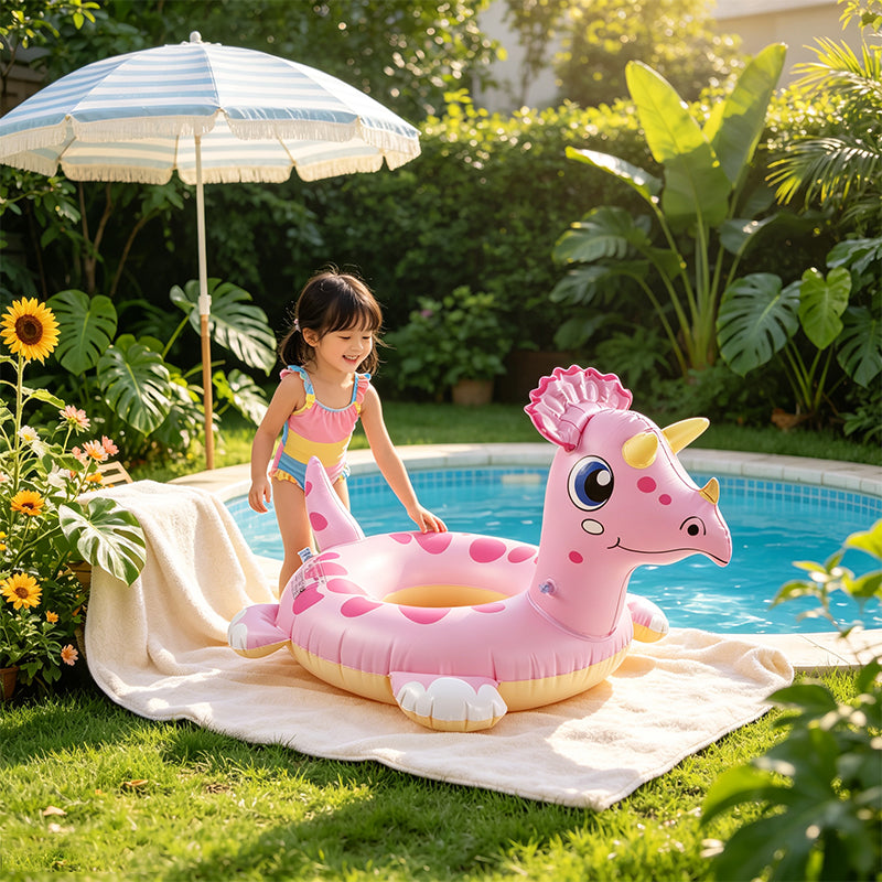 Kids Cute Dinosaur Inflatable Swim Ring