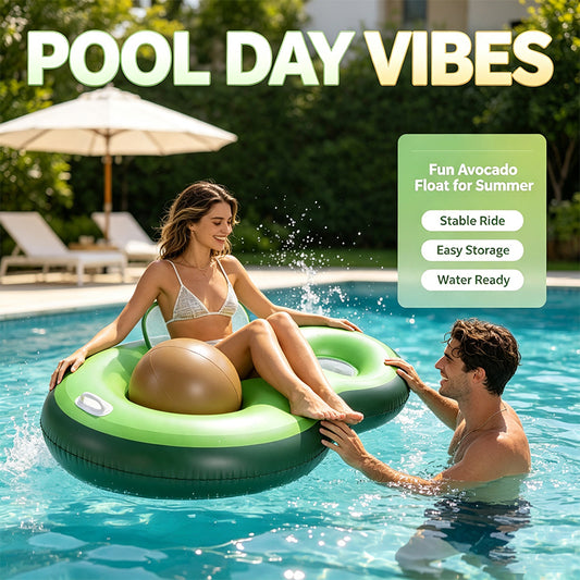 Avocado Inflatable Pool Float