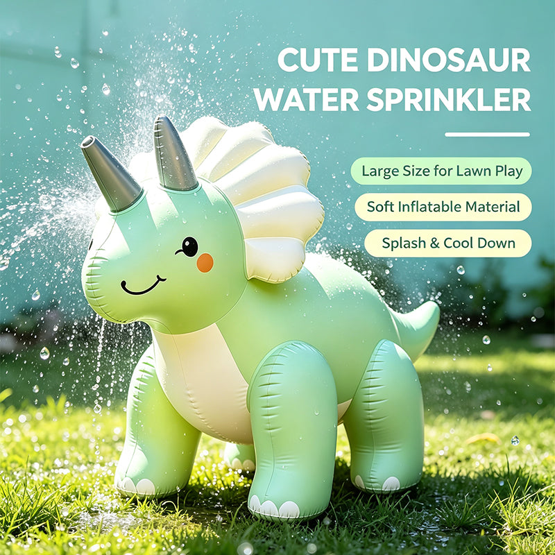 Inflatable Dinosaur Lawn Water Sprinkler Toy