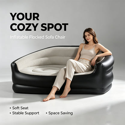 Inflatable Flocked Sofa Chair