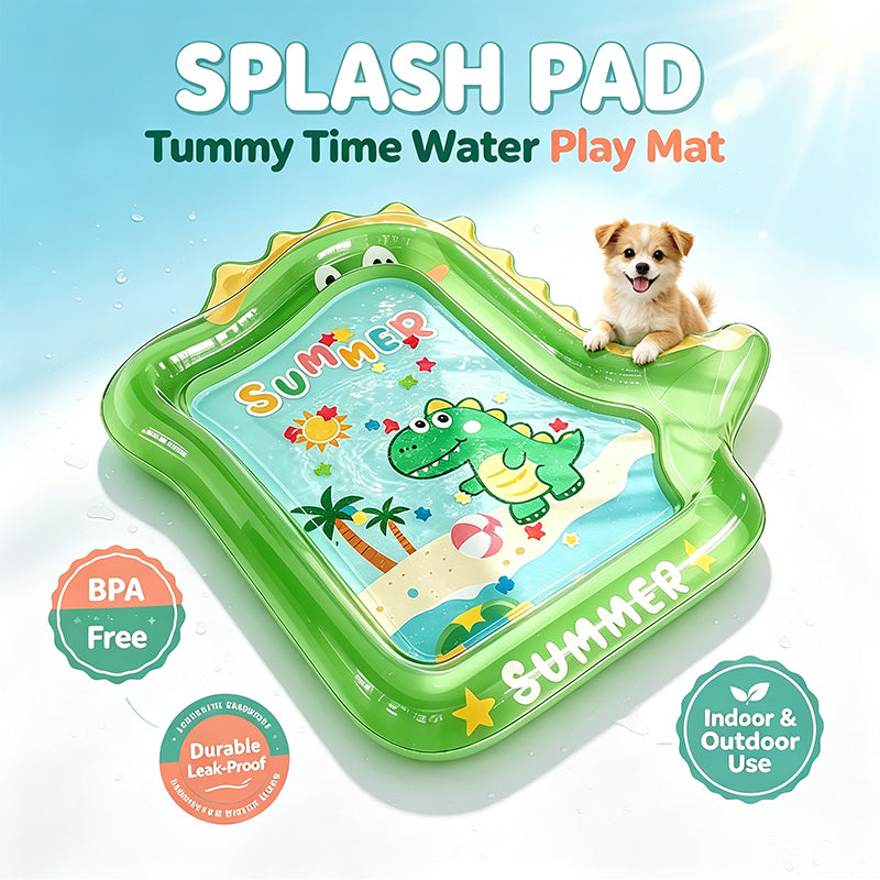 Dinosaur Baby Splash Play Mat