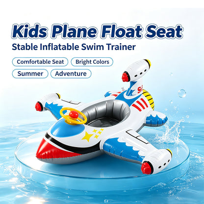 Kids Airplane Inflatable Swim Seat Float