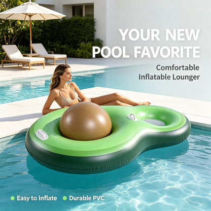 Avocado Inflatable Pool Float