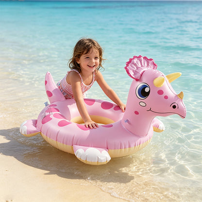 Kids Cute Dinosaur Inflatable Swim Ring