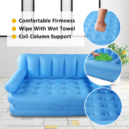 2‑in‑1 Convertible Inflatable Sofa Bed