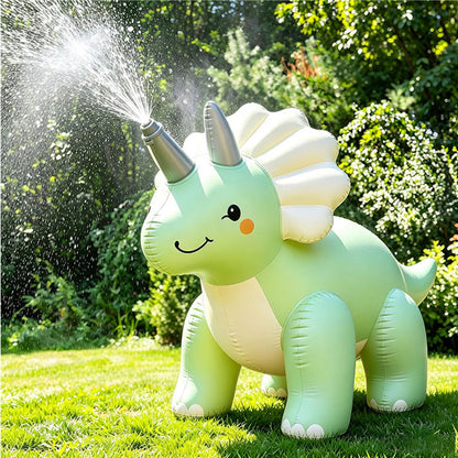 Inflatable Dinosaur Lawn Water Sprinkler Toy