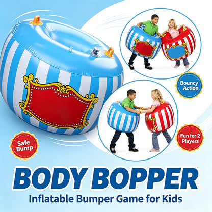 Kids Inflatable Body Bopper Bump Game Set