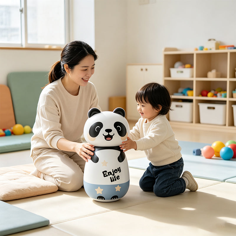 65cm Panda Inflatable Tumbler Punching Bag