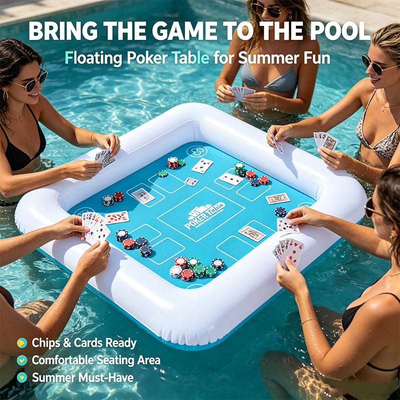 Inflatable Floating Poker Table