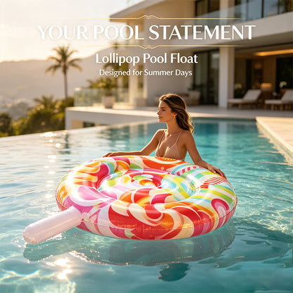 Lollipop Inflatable Pool Float