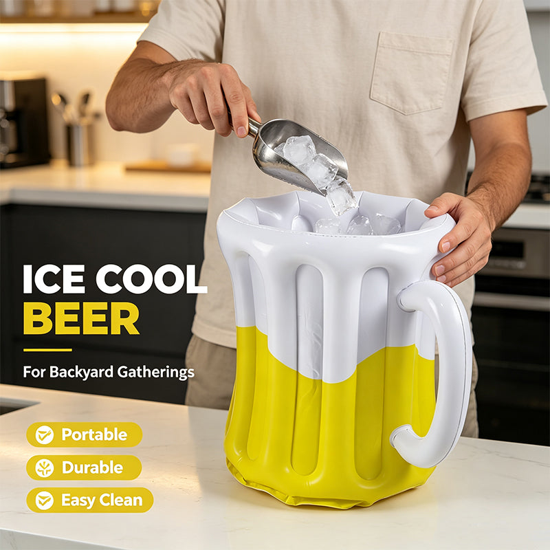 Inflatable Beer Mug Cooler