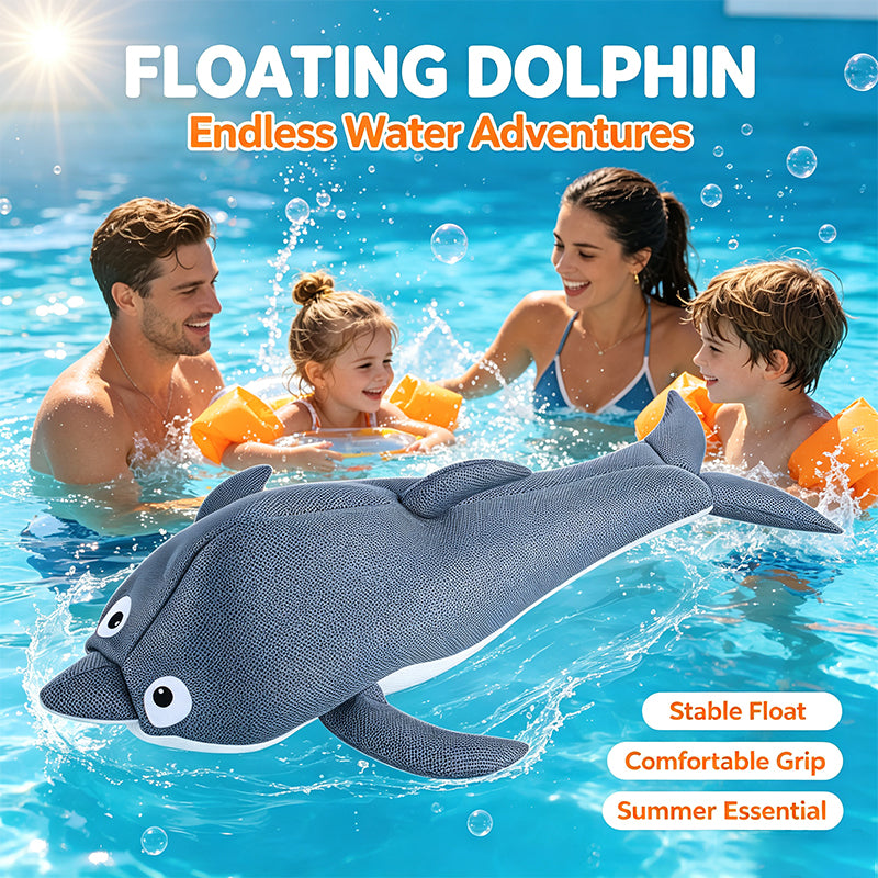 Soft Mesh Dolphin Ride-On Pool Float