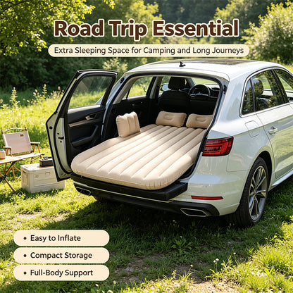 Car Inflatable Air Mattress for Camping & Road Trip