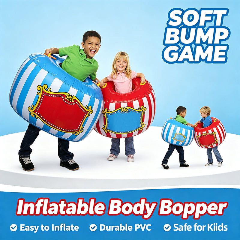 Kids Inflatable Body Bopper Bump Game Set