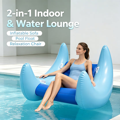 Horn Shape Inflatable Lounge Chair