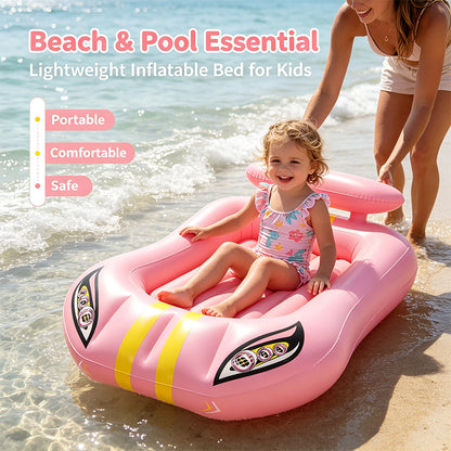 Kids Inflatable Toddler Travel Bed (Car Shape)