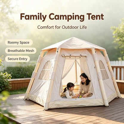 Inflatable Air‑Frame Camping Tent