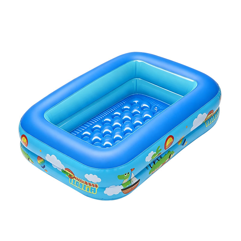 Rectangular Family Inflatable Swimming Pool 112x93x30cm
